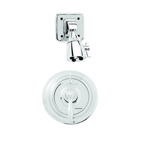 Speakman SentinelPro Diverter Trim & Vandal Resistant Shower Combo, No Valve SLV-5420